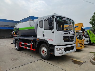 抽吸運(yùn)輸污水淤泥、糞便、沼液罐式車(chē)，國(guó)六排放吸污車(chē)抽吸快、適用面廣